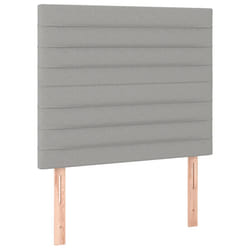 VidaXL 3116446 tête de lit et pied de lit Gris clair