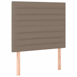 VidaXL 3116466, Taupe, Polyester, Bois, 1000 mm, 118 cm, 128 cm, 50 mm