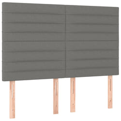 VidaXL 3116479 tête de lit et pied de lit Gris foncé
