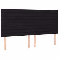 VidaXL 3116488, Noir, Polyester, Bois, 1800 mm, 118 cm, 128 cm, 50 mm