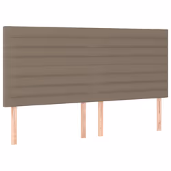 VidaXL 3116490, Taupe, Polyester, Bois, 1800 mm, 118 cm, 128 cm, 50 mm