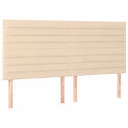 VidaXL 3116499, Crème, Polyester, Bois, 2000 mm, 118 cm, 128 cm, 50 mm
