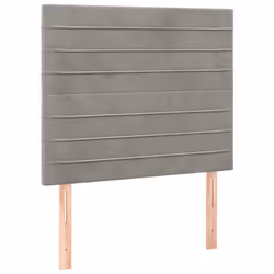 VidaXL 3116502, Gris clair, Polyester, Bois, 800 mm, 118 cm, 128 cm, 50 mm