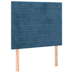 VidaXL 3116512 tête de lit et pied de lit Bleu foncé