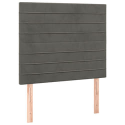 VidaXL 3116515 tête de lit et pied de lit Gris foncé
