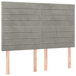 VidaXL 3116520 tête de lit et pied de lit Gris clair