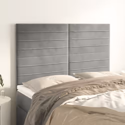 VidaXL 3116520 tête de lit et pied de lit Gris clair