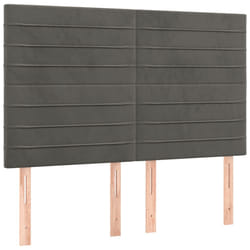 VidaXL 3116521 tête de lit et pied de lit Gris foncé