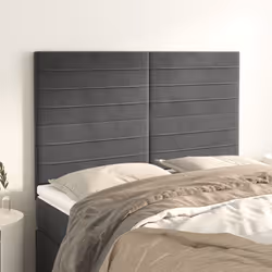 VidaXL 3116521 tête de lit et pied de lit Gris foncé