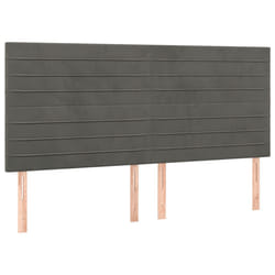 VidaXL 3116527 tête de lit et pied de lit Gris foncé