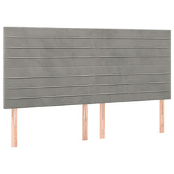 VidaXL 3116532 tête de lit et pied de lit Gris clair