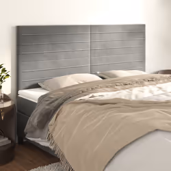 VidaXL 3116532 tête de lit et pied de lit Gris clair