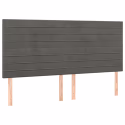 VidaXL 3116533, Gris foncé, Polyester, Bois, 1800 mm, 118 cm, 128 cm, 50 mm