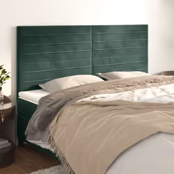 VidaXL 3116535 tête de lit et pied de lit Vert foncé