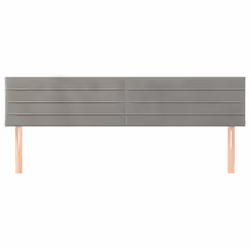 VidaXL 3116538 tête de lit et pied de lit Gris clair