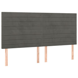 VidaXL 3116539 tête de lit et pied de lit Gris foncé