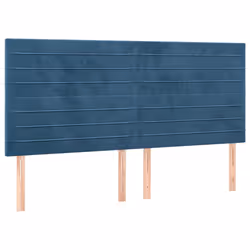 VidaXL 3116542, Bleu foncé, Polyester, Bois, 2000 mm, 118 cm, 128 cm, 50 mm