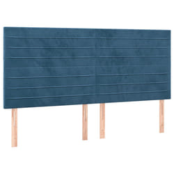 VidaXL 3116542 tête de lit et pied de lit Bleu foncé