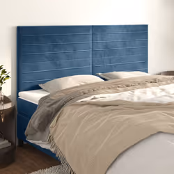 VidaXL 3116542 tête de lit et pied de lit Bleu foncé