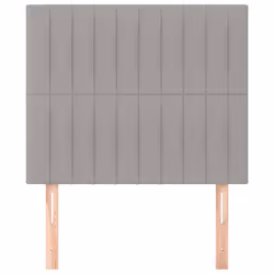 VidaXL 3116560 tête de lit et pied de lit Gris clair