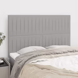 VidaXL 3116568 tête de lit et pied de lit Gris clair