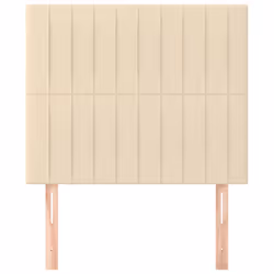 VidaXL 3116573 tête de lit et pied de lit Crème