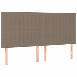VidaXL 3116580, Taupe, Polyester, Bois, 1600 mm, 118 cm, 128 cm, 50 mm