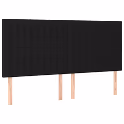 VidaXL 3116586, Noir, Polyester, Bois, 1800 mm, 118 cm, 128 cm, 50 mm