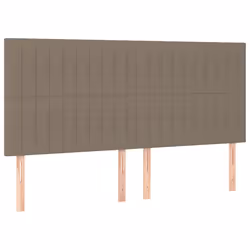 VidaXL 3116588, Taupe, Polyester, Bois, 1800 mm, 118 cm, 128 cm, 50 mm