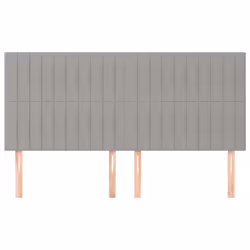 VidaXL 3116592 tête de lit et pied de lit Gris clair