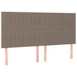 VidaXL 3116596 tête de lit et pied de lit Taupe