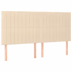 VidaXL 3116597, Crème, Polyester, Bois, 2000 mm, 118 cm, 128 cm, 50 mm
