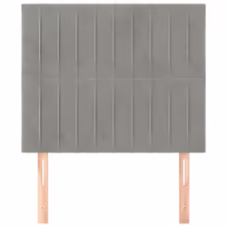 VidaXL 3116600 tête de lit et pied de lit Gris clair