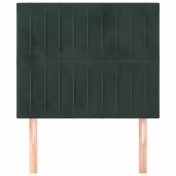 VidaXL 3116603 tête de lit et pied de lit Vert foncé