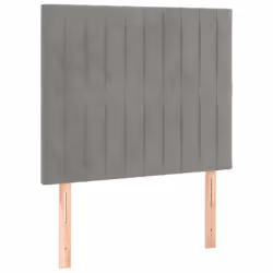 VidaXL 3116606, Gris clair, Polyester, Bois, 900 mm, 118 cm, 128 cm, 50 mm