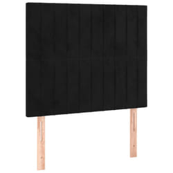 VidaXL 3116608 tête de lit et pied de lit Noir