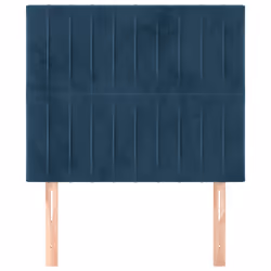 VidaXL 3116610 tête de lit et pied de lit Bleu foncé