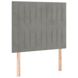 VidaXL 3116612 tête de lit et pied de lit Gris clair