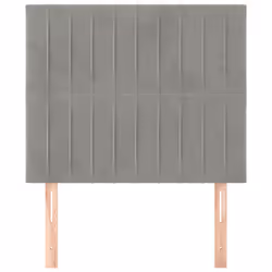 VidaXL 3116612 tête de lit et pied de lit Gris clair