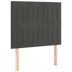 VidaXL 3116613 tête de lit et pied de lit Gris foncé