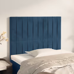 VidaXL 3116616 tête de lit et pied de lit Bleu foncé