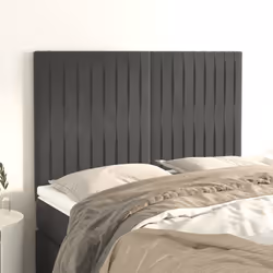 VidaXL 3116619 tête de lit et pied de lit Gris foncé
