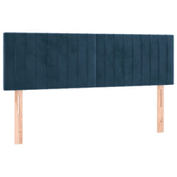 VidaXL 3116622 tête de lit et pied de lit Bleu foncé