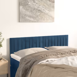 VidaXL 3116622 tête de lit et pied de lit Bleu foncé