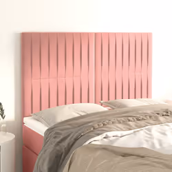 VidaXL 3116623 tête de lit et pied de lit Rose