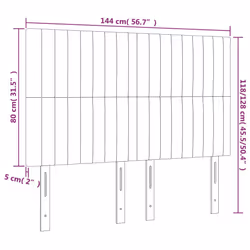 VidaXL 3116623 tête de lit et pied de lit Rose - Vue supplémentaire 8