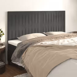 VidaXL 3116625 tête de lit et pied de lit Gris foncé