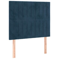 VidaXL 3116628 tête de lit et pied de lit Bleu foncé