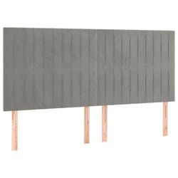 VidaXL 3116630 tête de lit et pied de lit Gris clair