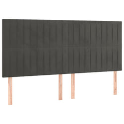 VidaXL 3116631 tête de lit et pied de lit Gris foncé